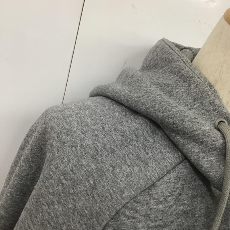 エアジョーダン AIR JORDAN パーカー 長袖 フーディ プルオーバー NIKE 4L 無地 灰 / グレー /  メンズ USED 古着 中古 10106065