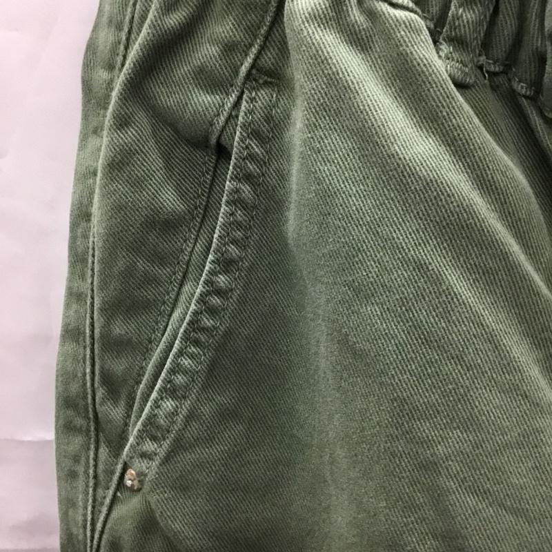 ザラ ZARA パンツ ワークパンツ、ペインターパンツ ミリタリーパンツ ワイドパンツ カジュアルパンツ ストレートパンツ 36 無地 カーキ / カーキ /  レディース USED 古着 中古 10115807