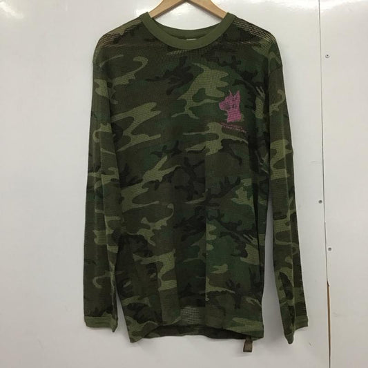 ジャーナルスタンダード トライセクト JOURNAL STANDARD TRISECT Tシャツ 長袖 メッシュ ロンT バックプリント XXL カモフラージュ柄・迷彩 マルチカラー / マルチカラー /  メンズ USED 古着 中古 10146344