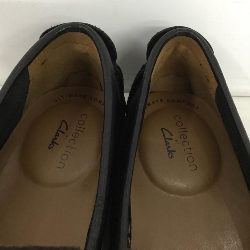 クラークス Clarks スリッポン スリッポン ハミルトンフリー UK7 US：8 無地 黒 / ブラック /  メンズ USED 古着 中古 10149861