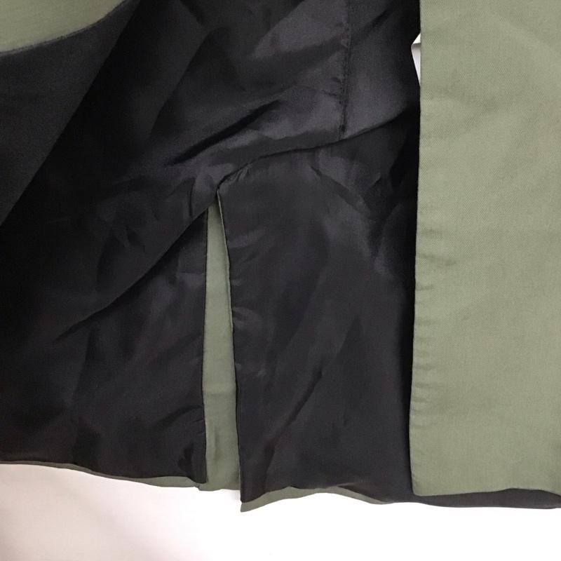 ザラ ZARA ベスト ベスト M 無地 カーキ / カーキ /  レディース USED 古着 中古 10139415
