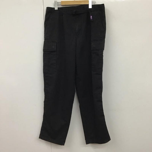 ザ ノースフェイス パープルレーベル THE NORTH FACE PURPLE LABEL パンツ ワークパンツ、ペインターパンツ nt5202n ストレッチツイルカーゴパンツ ワイドパンツ 32インチ 無地 黒 / ブラック /  メンズ USED 古着 中古 10130668