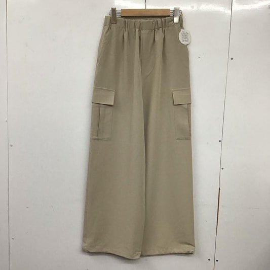 ロペピクニック ROPE  PICNIC パンツ ワークパンツ、ペインターパンツ ワークパンツ ワイドパンツ カーゴパンツ スラックス 38 無地 ベージュ / ベージュ /  レディース USED 古着 中古 10136759