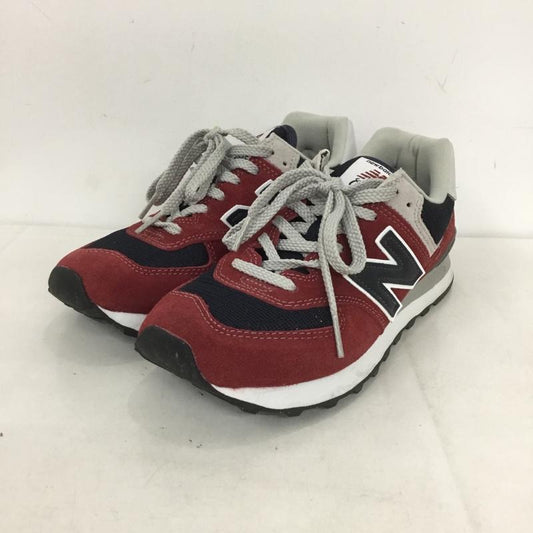 ニューバランス New Balance スニーカー スニーカー ML574EH2 24cm 24.0cm ロゴ、文字 赤 / レッド / X 紺 / ネイビー / X 灰 / グレー /  レディース USED 古着 中古 10140035