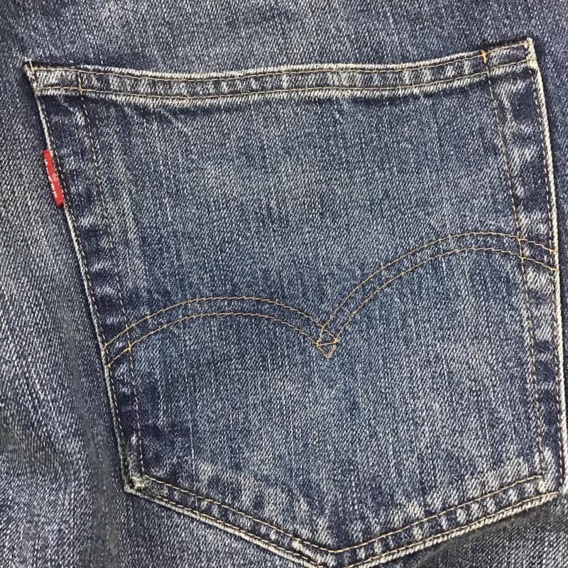 リーバイストラウスアンドコー Levi Strauss & co. パンツ デニム、ジーンズ デニムパンツ ストレートパンツ ワイドパンツ カジュアルパンツ 36 無地 インディゴ / インディゴ /  メンズ USED 古着 中古 10108637