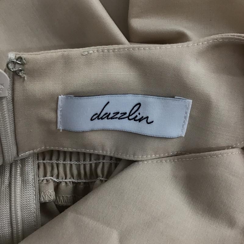 ダズリン dazzlin ワンピース ロングスカート 半袖ワンピース ボリュームスリーブワンピース ロングワンピース S 無地 ベージュ / ベージュ /  レディース USED 古着 中古 10111163