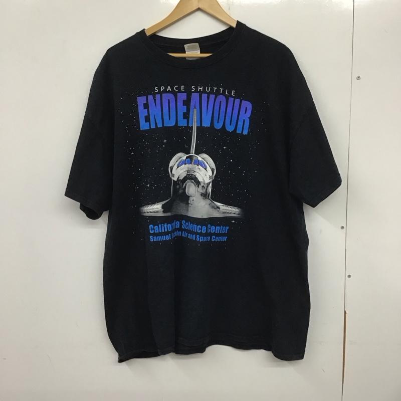 ギルダン GILDAN Tシャツ 半袖 半袖カットソー プリントTシャツ クルーネックカットソー 古着 XL プリント 黒 / ブラック /  メンズ USED 古着 中古 10140653