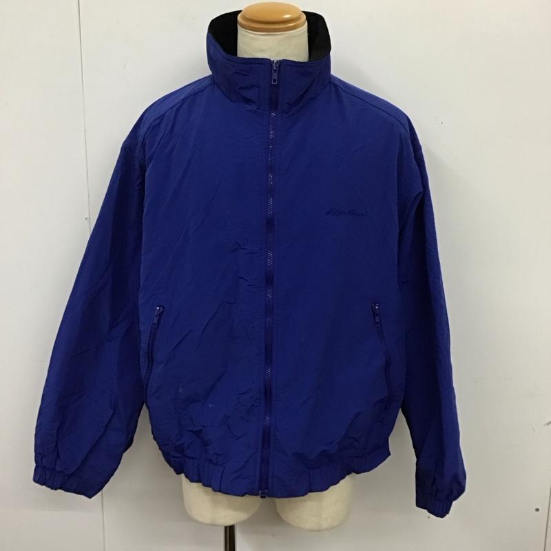 エディーバウアー Eddie Bauer ジャケット、上着 ジャンパー、ブルゾン L ロゴ、文字 青 / ブルー /  メンズ USED 古着 中古 10115263