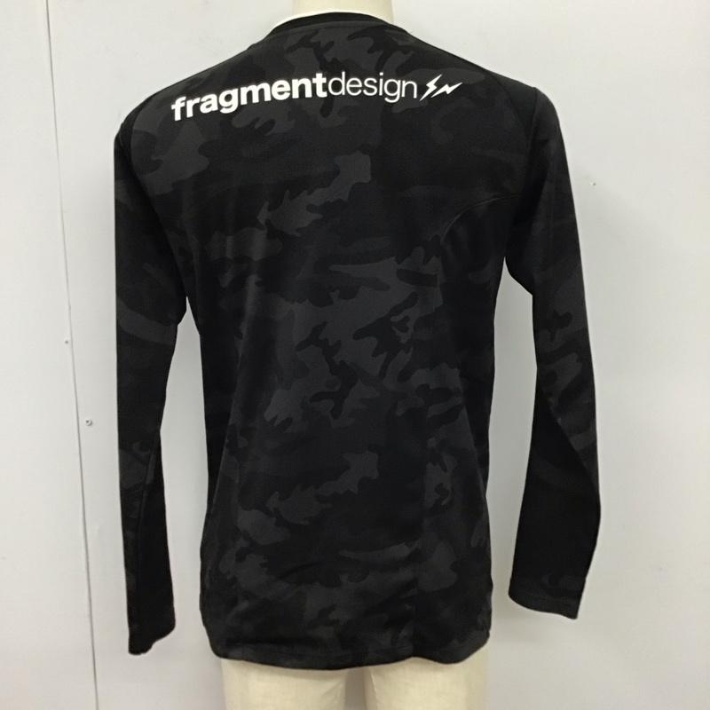 エフシーレアルブリストル F.C.Real Bristol カットソー 長袖 335132-010 CRB×FragmentDesign×FIL コラボ 長袖カットソー S ロゴ、文字 黒 / ブラック /  メンズ USED 古着 中古 10114708