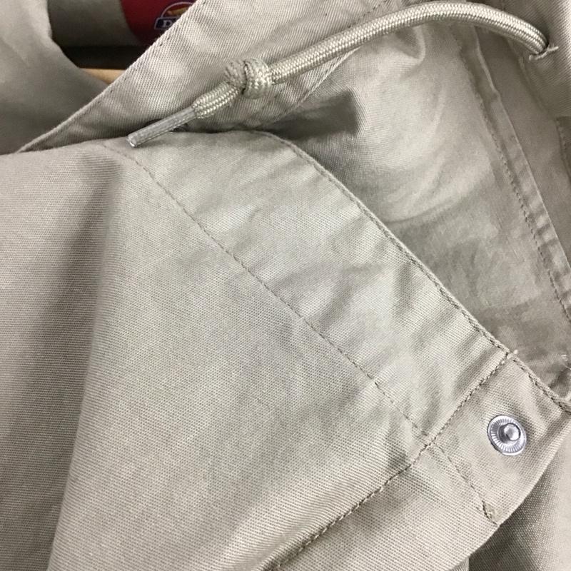ディッキーズ Dickies シャツ、ブラウス 長袖 長袖ジャケット アウター 前ボタン カラージャケット L ロゴ、文字 ベージュ / ベージュ /  メンズ USED 古着 中古 10142958