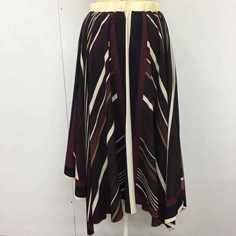 ジーナシス JEANASIS スカート ロングスカート js050274mt ロングスカート フレアスカート FREE 総柄 マルチカラー / マルチカラー /  レディース USED 古着 中古 10113803