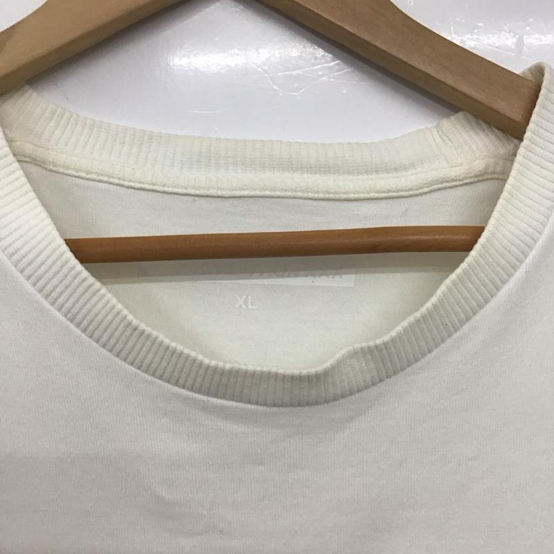 ゴッドセレクショントリプルエックス GOD SELECTION XXX Tシャツ 半袖 半袖カットソー プリントTシャツ クルーネックカットソー XL プリント 白 / ホワイト /  メンズ USED 古着 中古 10148573