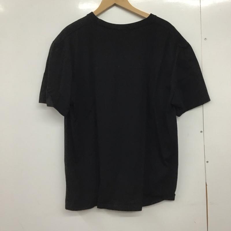 グラニフ graniph Tシャツ 半袖 半袖カットソー プリントTシャツ クルーネックカットソー XL プリント 黒 / ブラック /  メンズ USED 古着 中古 10145970
