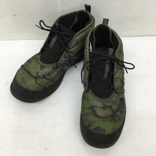 ザノースフェイス THE NORTH FACE ブーツ ショートブーツ NF0A7W4O チャッカブーツ 28.0cm カモフラージュ柄・迷彩 緑 / グリーン /  メンズ USED 古着 中古 10136323