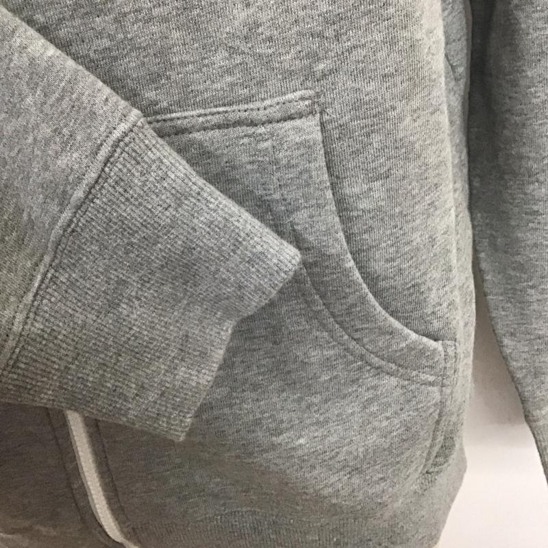 ザノースフェイス THE NORTH FACE パーカー 長袖 nt11530 リアビュージップパーカー 長袖パーカー スウェット M ロゴ、文字 灰 / グレー /  メンズ USED 古着 中古 10109565