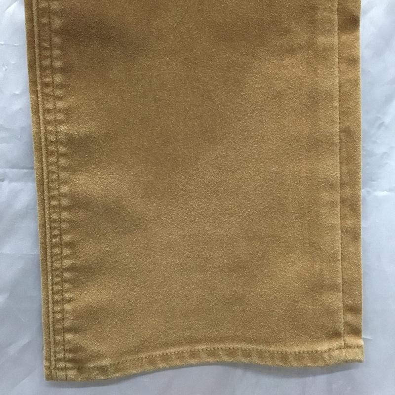 リー Lee パンツ デニム、ジーンズ カジュアルパンツ スリムパンツ ストレートパンツ ストレッチパンツ 30インチ ロゴ、文字 ベージュ / ベージュ /  メンズ USED 古着 中古 10119405