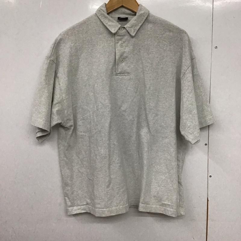フリークスストア FREAK S STORE ポロシャツ 半袖 半袖ポロシャツ カラーシャツ 半袖カットソー L 無地 灰 / グレー /  メンズ USED 古着 中古 10147087