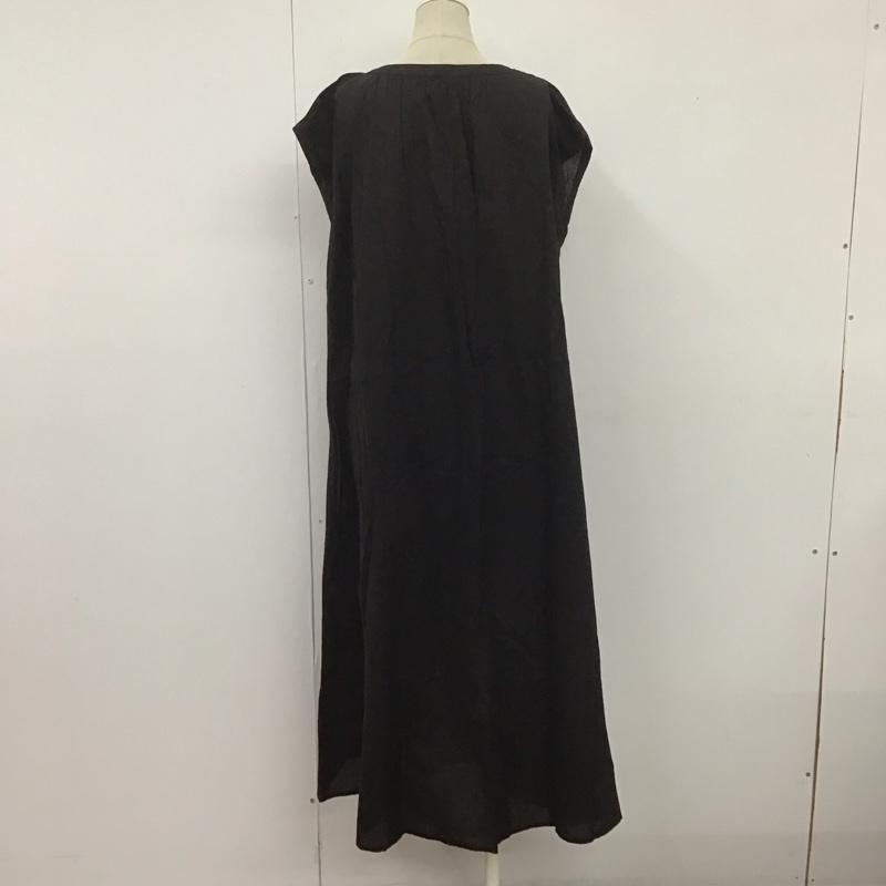 サニーレーベル Sonny Label ワンピース ロングスカート LA85-26K905 フレンチスリーブ FREE 刺繍 黒 / ブラック /  レディース USED 古着 中古 10108615