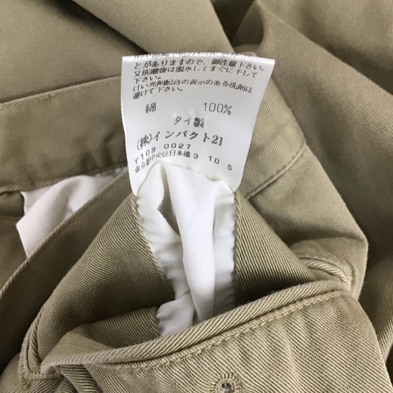 ポロバイラルフローレン Polo by RALPH LAUREN パンツ チノパン チノパン カジュアルパンツ ワイドパンツ ストレートパンツ 32インチ 無地 ベージュ / ベージュ /  メンズ USED 古着 中古 10112800