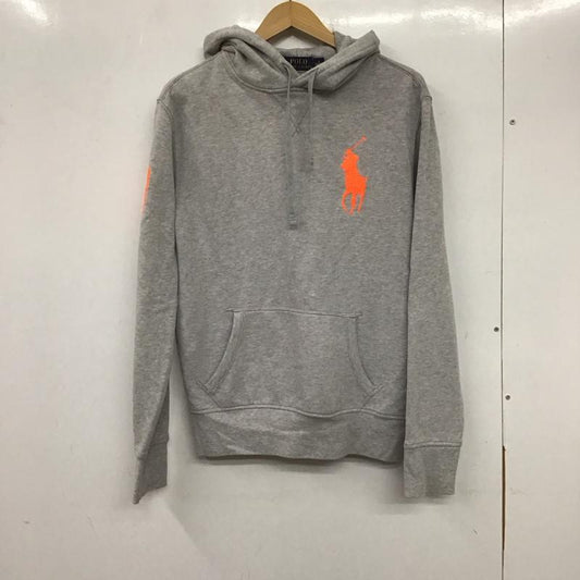 ポロラルフローレン POLO RALPH LAUREN パーカー 長袖 長袖パーカー プルオーバーパーカー スウェット S ロゴ、文字 灰 / グレー /  メンズ USED 古着 中古 10137747