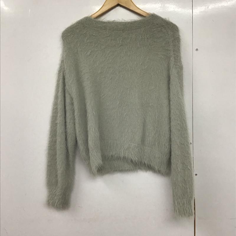 サニーレーベル Sonny Label ニット、セーター 長袖 長袖ニットカットソー クルーネック セーター FREE 無地 灰 / グレー /  レディース USED 古着 中古 10142666