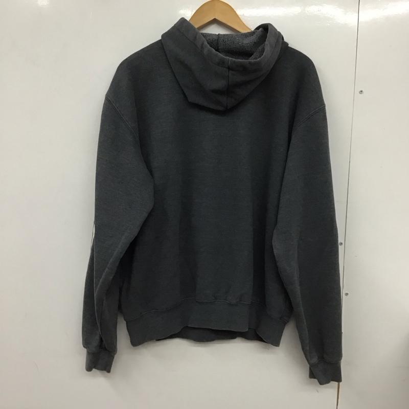 カーハート Carhartt パーカー 長袖 長袖パーカー プルオーバーパーカー スウェット L ロゴ、文字 灰 / グレー /  メンズ USED 古着 中古 10132188