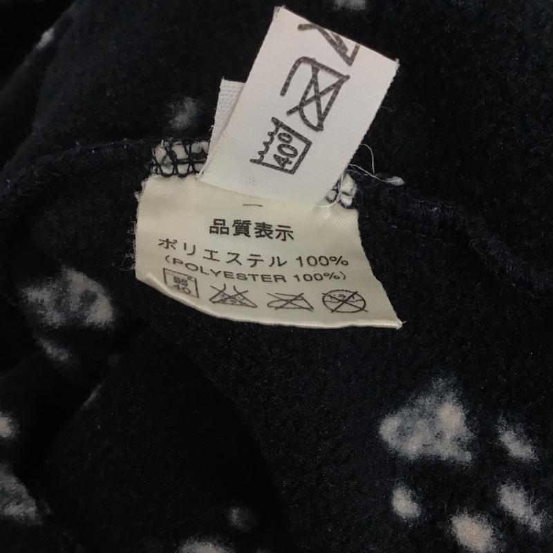 ジャック・ウルフスキン Jack Wolfskin ジャケット、上着 ジャケット、ブレザー フリースジャケット プルオーバーパーカー 古着 ジップアップカラーネック M プリント 紺 / ネイビー /  メンズ USED 古着 中古 10140319