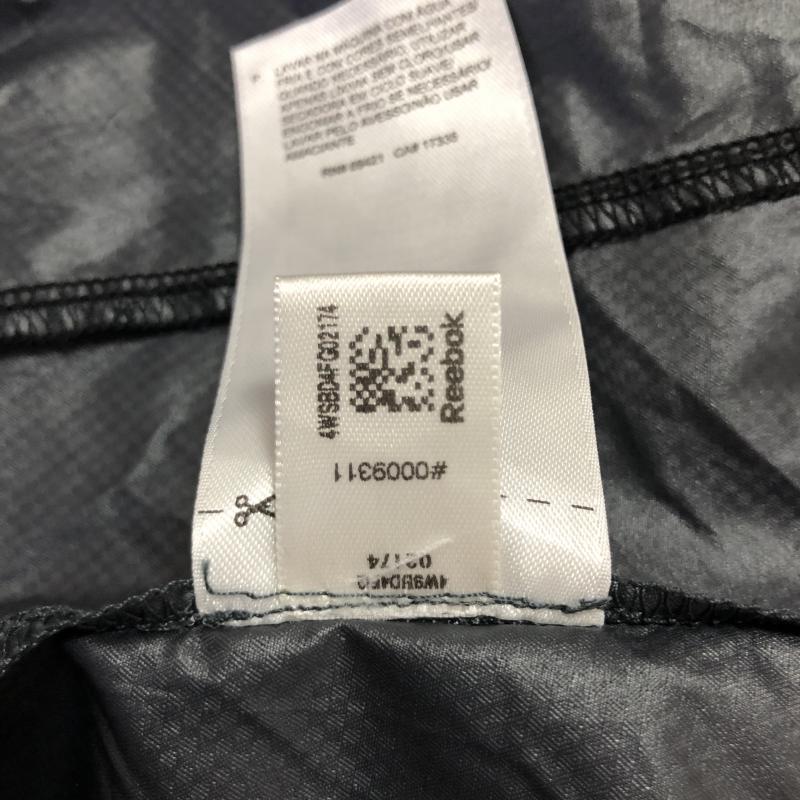 リーボック Reebok ジャケット、上着 ジャンパー、ブルゾン 無地 X ワンポイント 黒 / ブラック / X 灰 / グレー /  メンズ USED 古着 中古 10008514