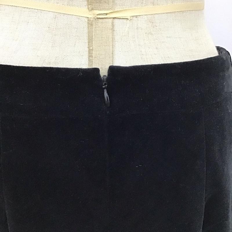 バーバリーブルーレーベル BURBERRY BLUE LABEL スカート ひざ丈スカート FLF08-510-09 プリーツ 38 無地 黒 / ブラック /  レディース USED 古着 中古 10115109