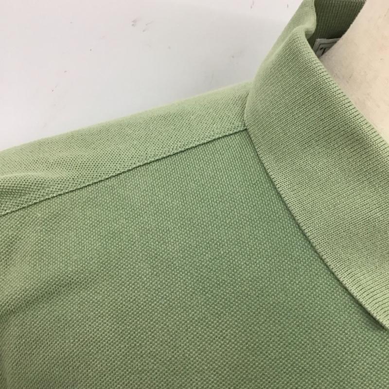 バーバリーズ BURBERRYS ポロシャツ 半袖 半袖ポロシャツ カラーシャツ 半袖カットソー L ロゴ、文字 カーキ / カーキ /  メンズ USED 古着 中古 10112756