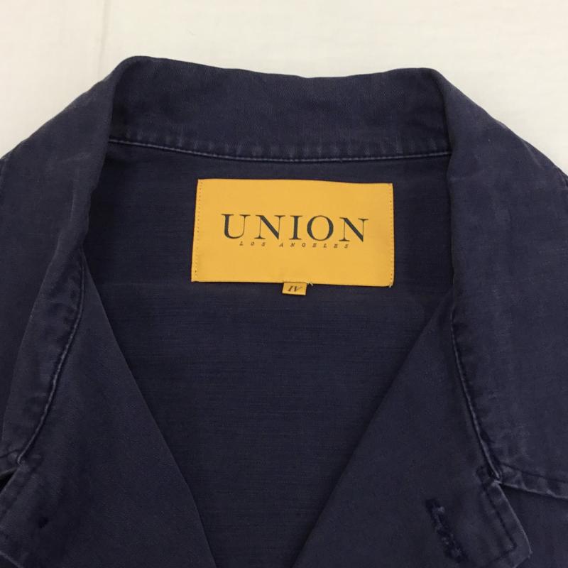 ユニオン UNION ジャケット、上着 ジャケット、ブレザー UNION ミリタリージャケット XL ロゴ、文字 紺 / ネイビー /  メンズ USED 古着 中古 10129895