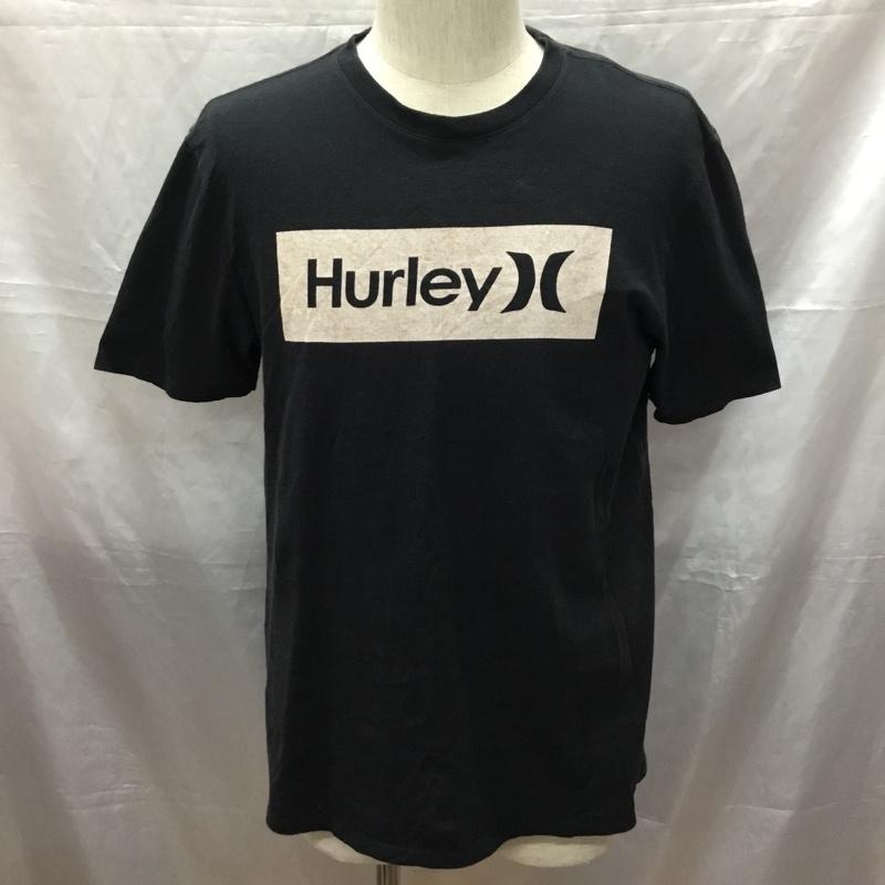 ハーレー Hurley Tシャツ 半袖 クルーネック プリント S ロゴ、文字 黒 / ブラック /  メンズ USED 古着 中古 10115535