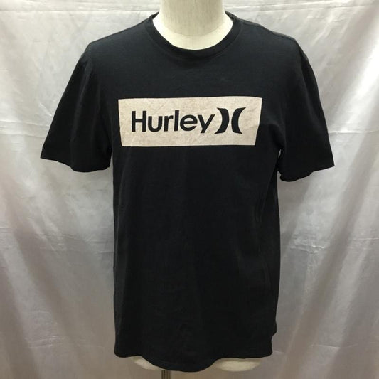 ハーレー Hurley Tシャツ 半袖 クルーネック プリント S ロゴ、文字 黒 / ブラック /  メンズ USED 古着 中古 10115535