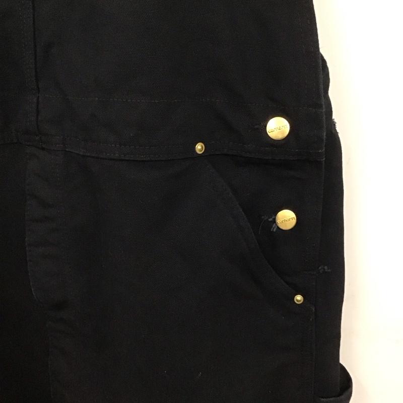 カーハート Carhartt サロペット・オーバーオール サロペット、オーバーオール UFCW 無地 黒 / ブラック /  メンズ USED 古着 中古 10109152