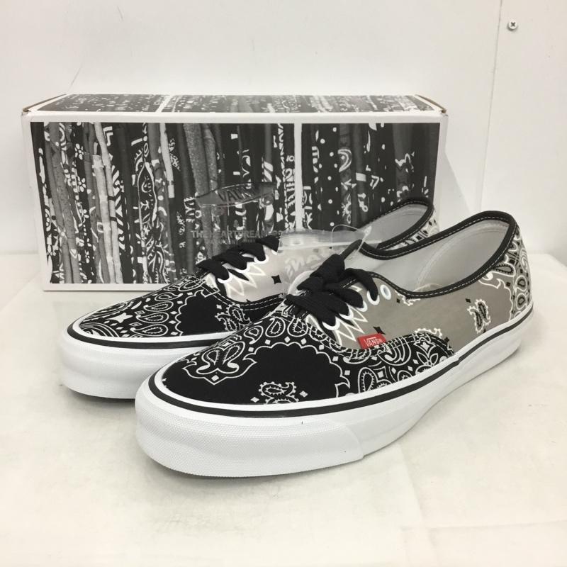 バンズ VANS スニーカー スニーカー 23AB0019B BEDWIN AUTHENTIC LX 29cm 箱有 29.0cm 総柄 白 / ホワイト / X 黒 / ブラック / X 灰 / グレー /  メンズ USED 古着 中古 10142703