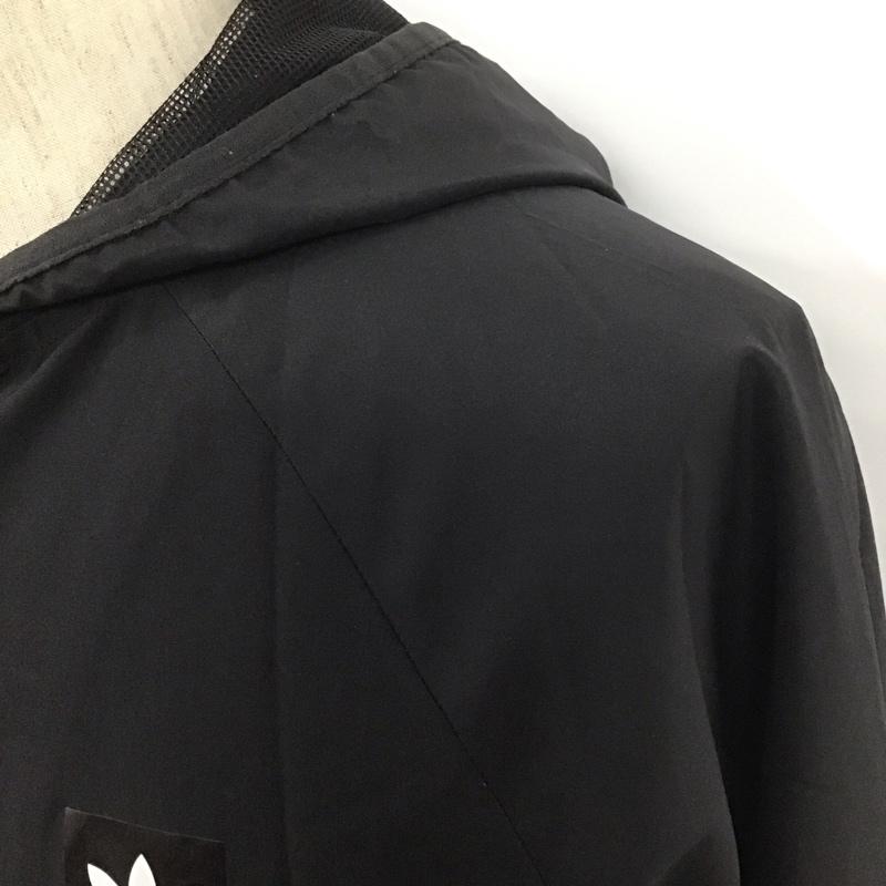 アディダス adidas ジャケット、上着 ジャケット、ブレザー DH3872 ブラックバード パッカブル ウインド ジャケット L ロゴ、文字 黒 / ブラック /  メンズ USED 古着 中古 10107830