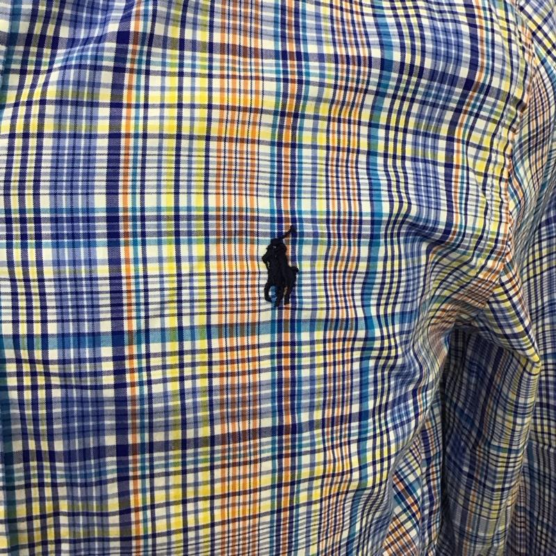 ラルフローレン RALPHLAUREN シャツ、ブラウス 長袖 長袖シャツ カラーシャツ 長袖カットソー チェックシャツ XL チェック マルチカラー / マルチカラー /  メンズ USED 古着 中古 10114641