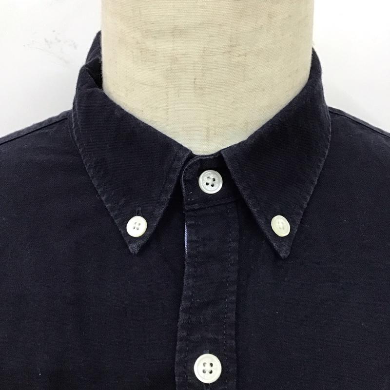 ビームス BEAMS シャツ、ブラウス 長袖 11-11-1919-803 ボタンダウン XL 無地 紺 / ネイビー /  メンズ USED 古着 中古 10118114