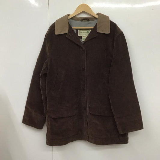 エルエルビーン L.L.Bean ジャケット、上着 ジャケット、ブレザー DFKA6 コーデュロイ 00s ハンティングジャケット XL 無地 ダークブラウン / ダークブラウン / X ベージュ / ベージュ /  レディース USED 古着 中古 10107555