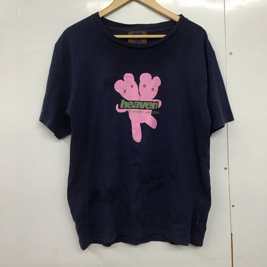 ヘブンバイマークジェイコブス heaven BY MARC JACOBS Tシャツ 半袖 半袖カットソー プリントTシャツ クルーネックカットソー L プリント 紺 / ネイビー /  メンズ USED 古着 中古 10142633