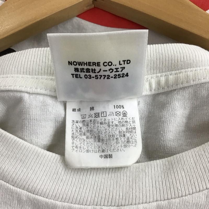 ベイプ BAPE Tシャツ 半袖 半袖カットソー プリントTシャツ クルーネックカットソー XL ロゴ、文字 白 / ホワイト /  メンズ USED 古着 中古 10151007