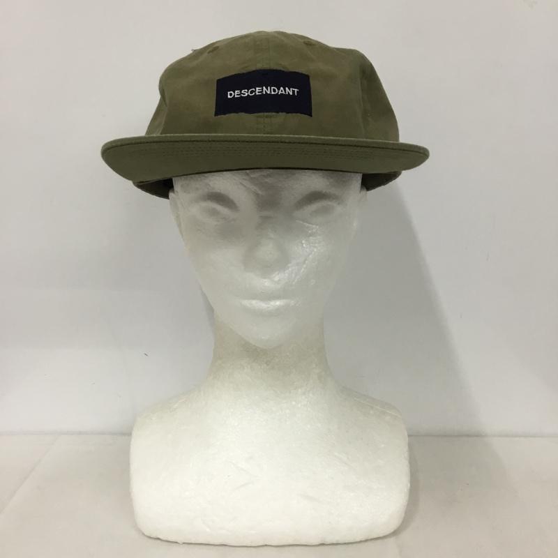 ディセンダント DESCENDANT 帽子 キャップ コットン LL ロゴ、文字 カーキ / カーキ /  メンズ USED 古着 中古 10144297