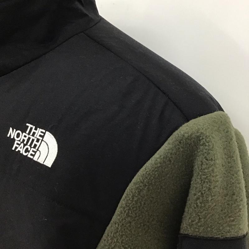 ザノースフェイス THE NORTH FACE ジャケット、上着 ジャンパー、ブルゾン na72051 デナリジャケット フリース ノーステックジップアップ アウトドア M ロゴ、文字 黒 / ブラック / X カーキ / カーキ /  メンズ USED 古着 中古 10116532