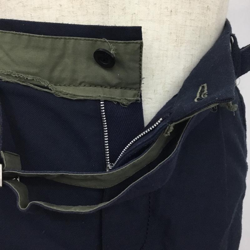 サカイ Sacai パンツ ショートパンツ 19-01878Ｍ RAYONBELTEDSHORTS ハーフパンツ ショートパンツ 1 無地 紺 / ネイビー /  メンズ USED 古着 中古 10120951