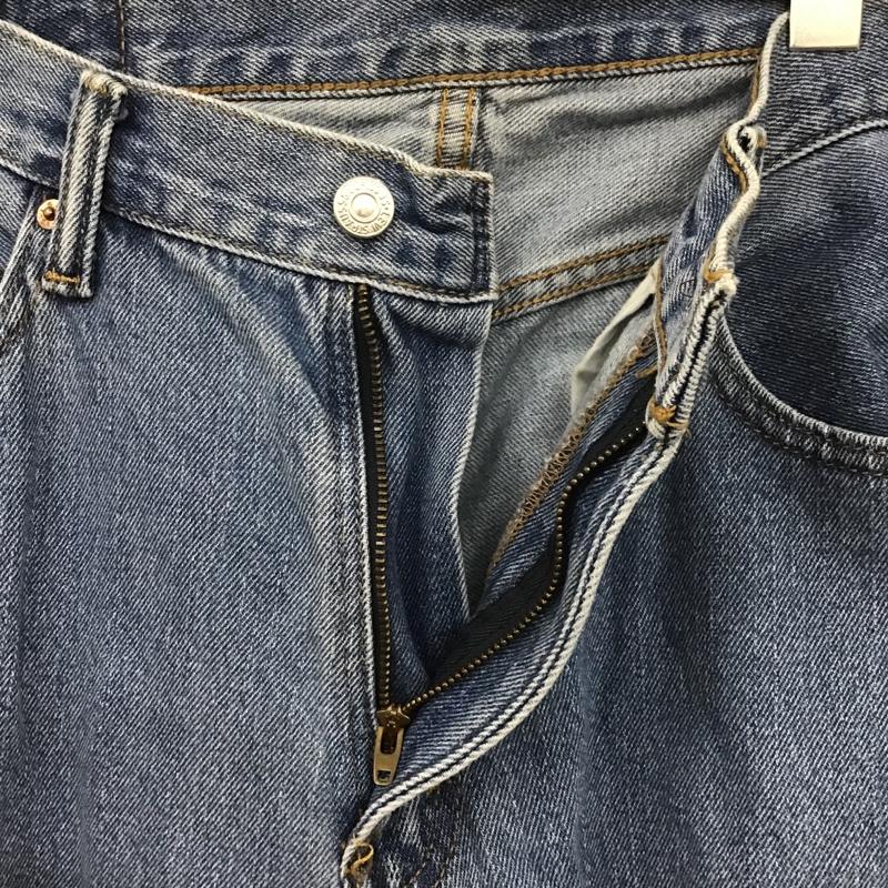 リーバイス Levi s パンツ デニム、ジーンズ w33l30 33インチ 無地 水色 / ライトブルー /  メンズ USED 古着 中古 10106207
