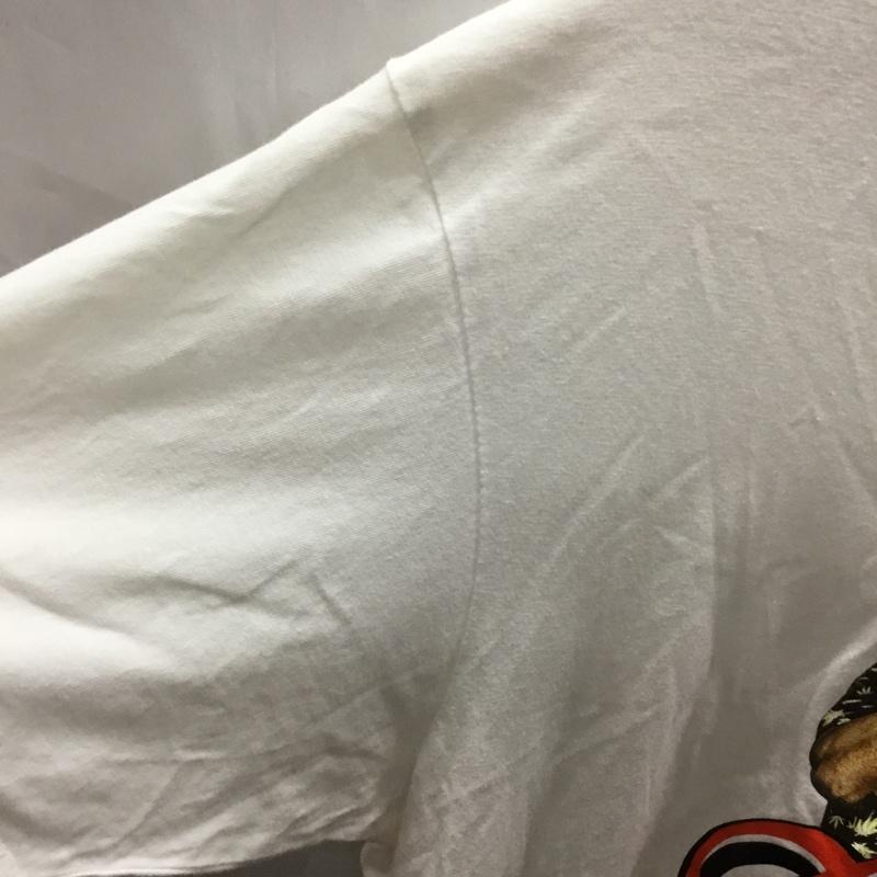 デッドライン DEADLINE Tシャツ 半袖 M プリント 白 / ホワイト /  メンズ USED 古着 中古 10109711