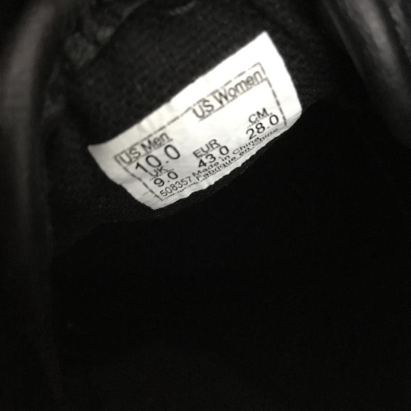 バンズ VANS スニーカー スニーカー 508357 レザー ローカット 28cm 28.0cm ロゴ、文字 黒 / ブラック /  メンズ USED 古着 中古 10130186