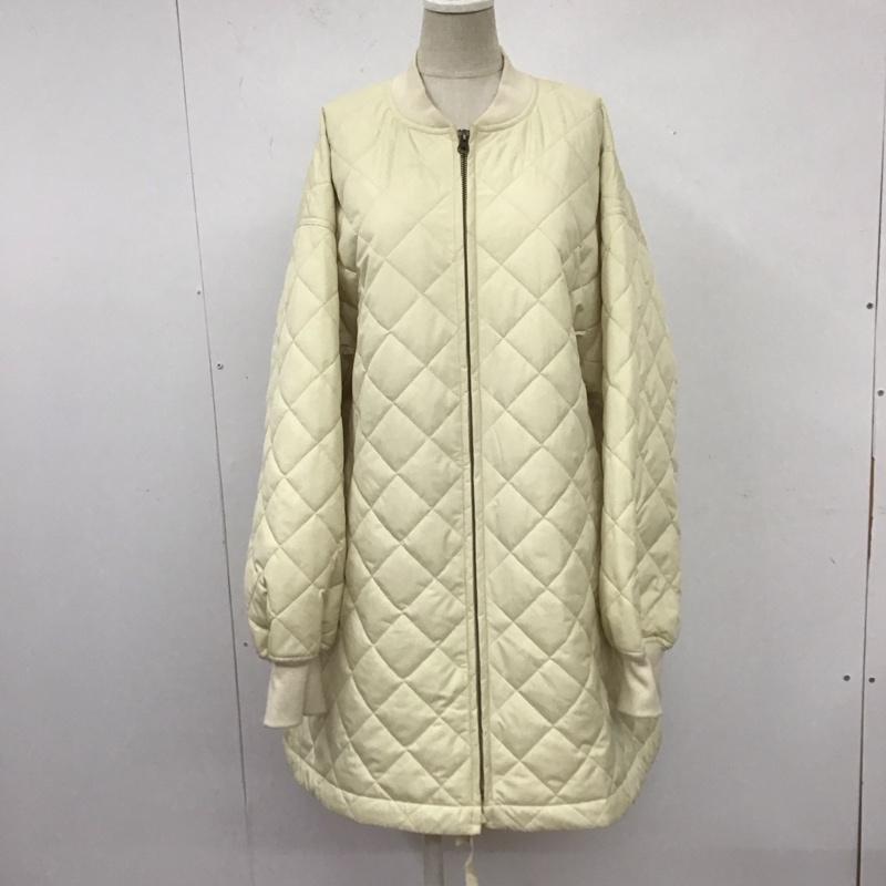 プリット PRIT コート コート一般 ZIPブルゾンコート キルティング 無地 アイボリー / アイボリー /  レディース USED 古着 中古 10108581