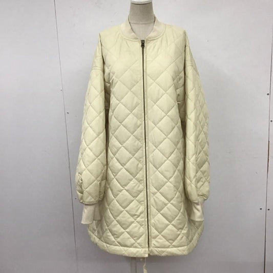 プリット PRIT コート コート一般 ZIPブルゾンコート キルティング 無地 アイボリー / アイボリー /  レディース USED 古着 中古 10108581