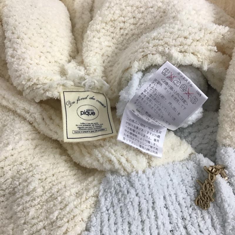 ジェラートピケ gelato pique ウェア ウェア ルームウェア パーカー ショートパンツ FREE 無地 アイボリー / アイボリー / X 水色 / ライトブルー /  レディース USED 古着 中古 10146488